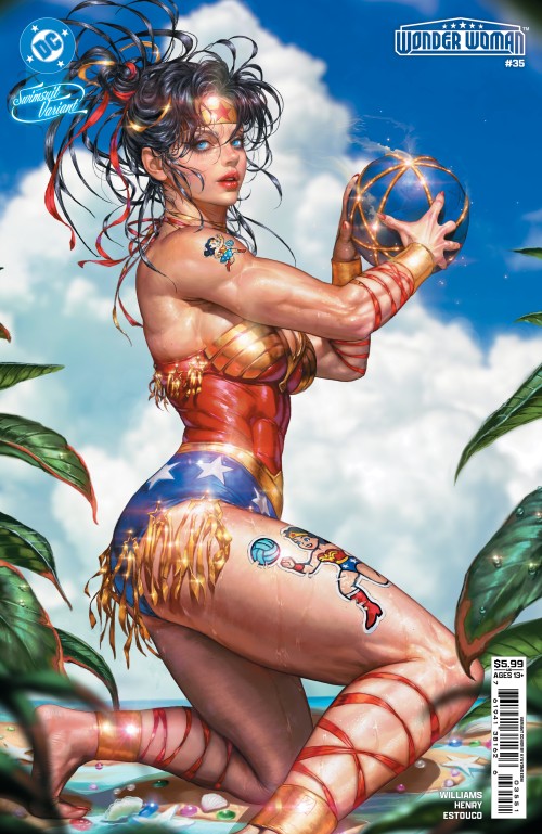 Wonder Woman #35 (2023) cover e eom swimsuit variant