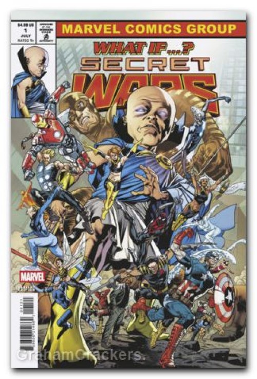 What If Secret Wars #1 (2026) hitch homage variant