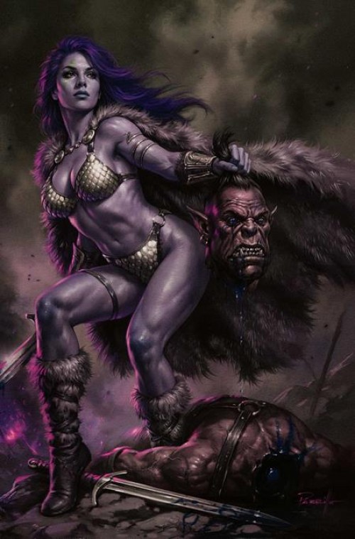 Red Sonja She Devil With A Sword #3 (2026) cover n parrillo ultraviolet virgin variant