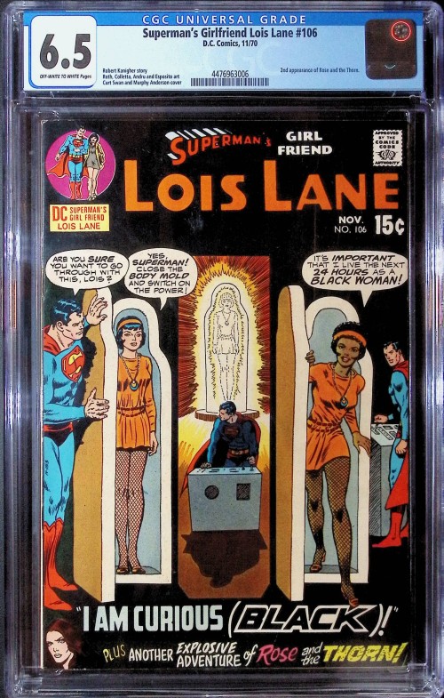 Supermans Girl Friend Lois Lane #106 CGC 6.5