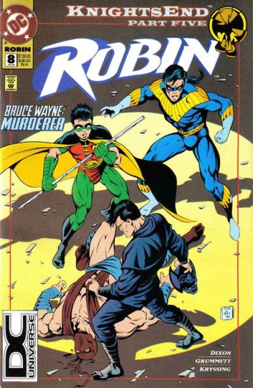 Robin #8 (1993) dcu logo variant