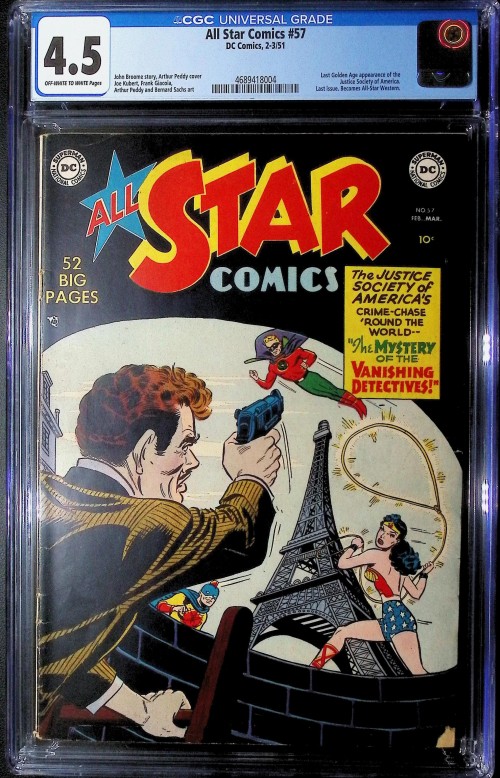 All Star Comics #57 (1940) CGC 4.5