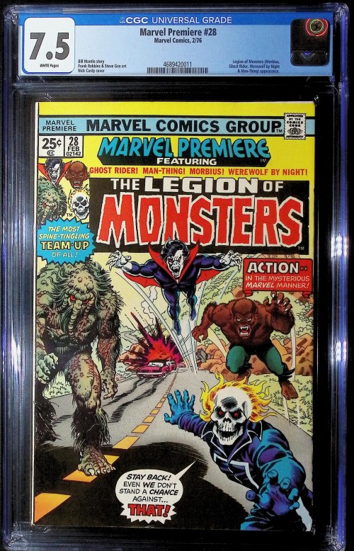 Marvel Premiere #28 (1972) CGC 7.5