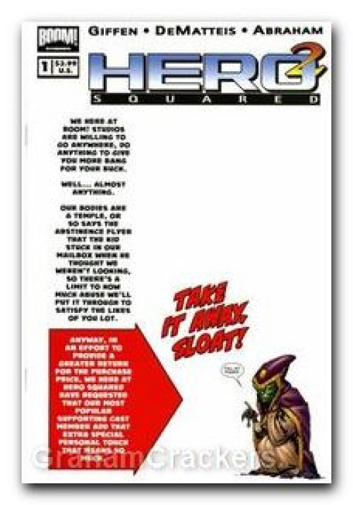 Hero Squared #1 (2005) pull my finger cover