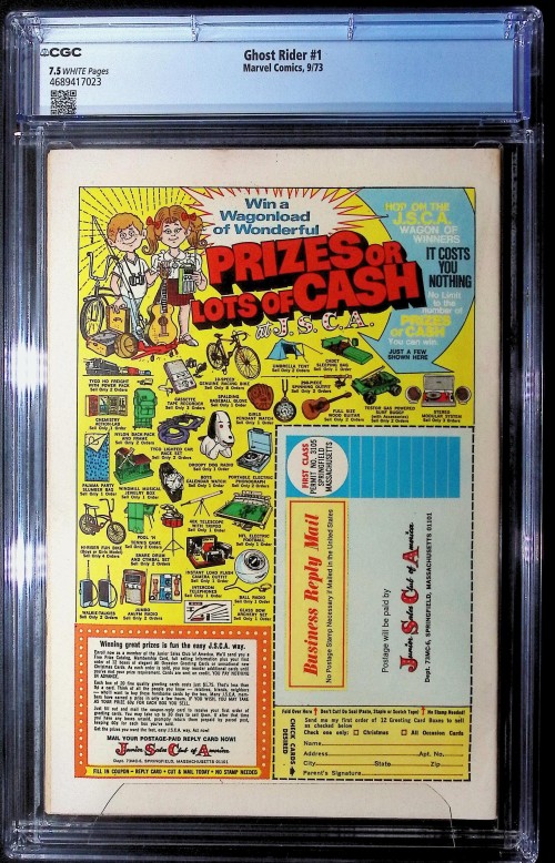 Ghost Rider #1 (1973) CGC 7.5