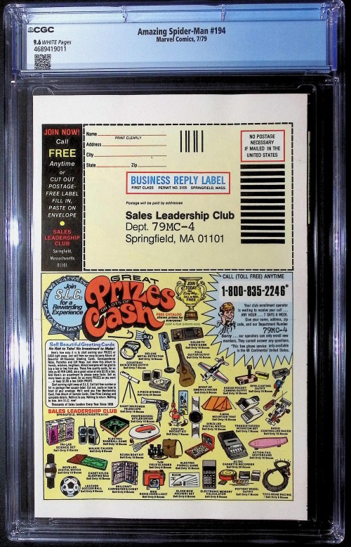 Amazing Spider-Man #194 (1963) CGC 9.6