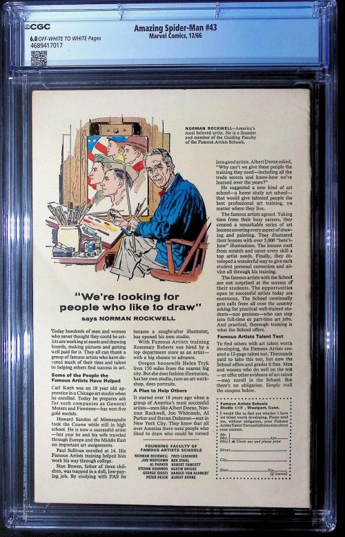 Amazing Spider-Man #43 (1963) CGC 6.0