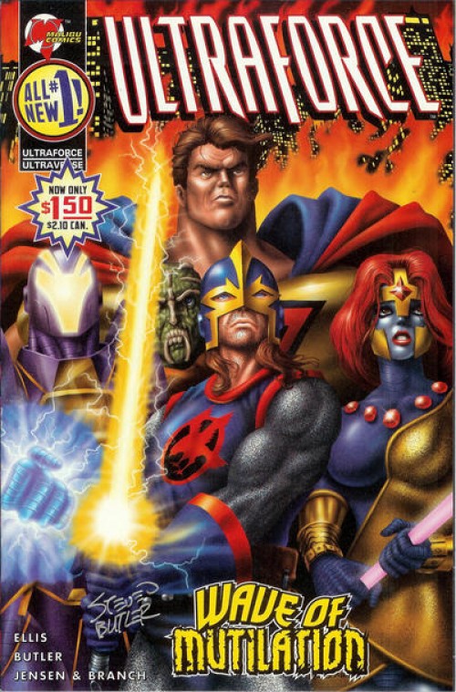 UltraForce # 1 (1995) painted