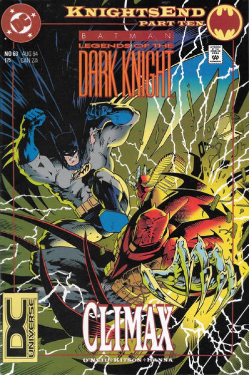 Batman Legends of the Dark Knight #63 (1989) dcu variant