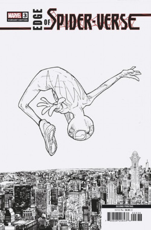 Edge Of Spider-Verse #3 (2023) second print ramos sketch variant