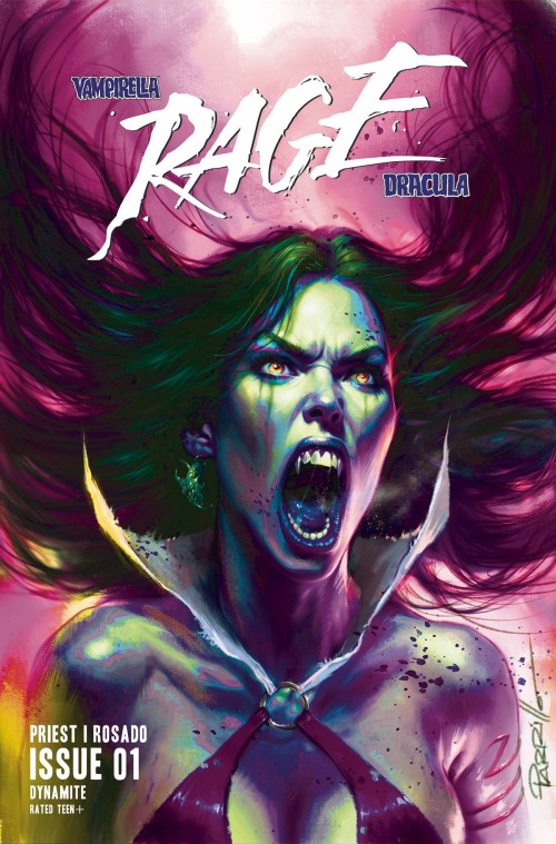 Vampirella Dracula Rage #1 cover u parrillo ultraviolet variant