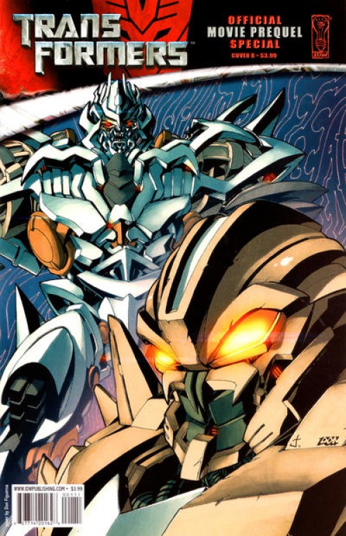 Transformers Movie Prequel Special #1 (2008) cover b