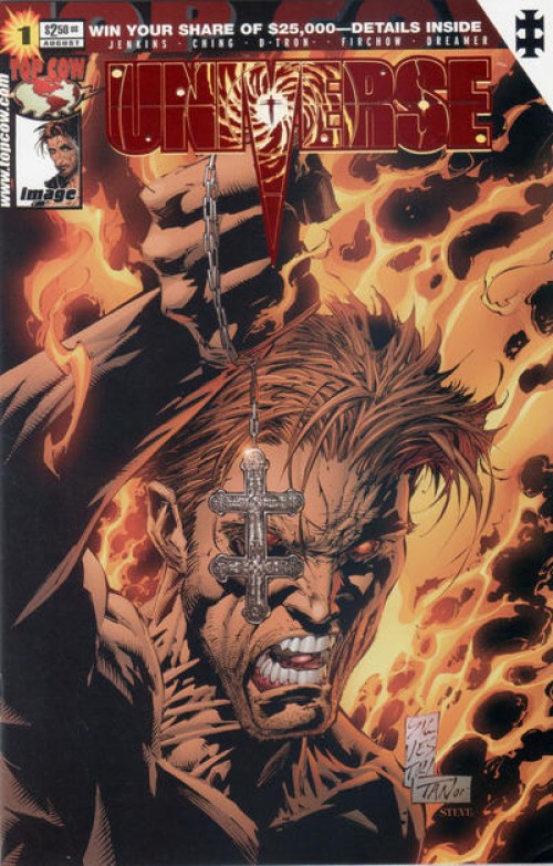 Universe #1 (2001) cover j - df red foil