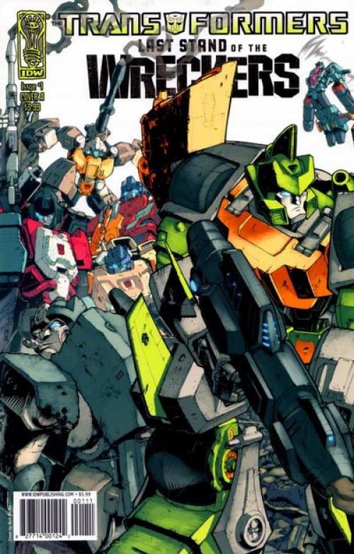 Transformers Last Stand of the Wreckers #1 (2010) cover a