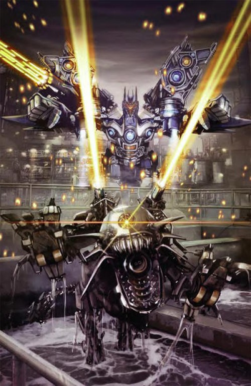 Transformers Nefarious #2 (2010) virgin cover