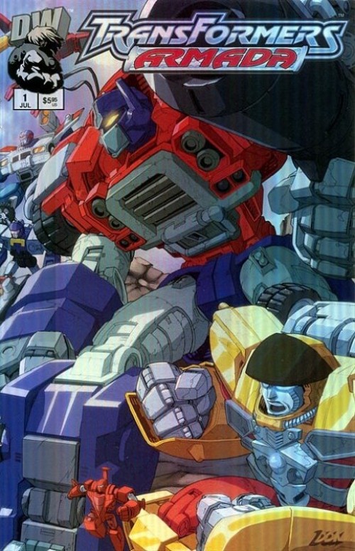 Transformers Armada #1 (2002) foil cover