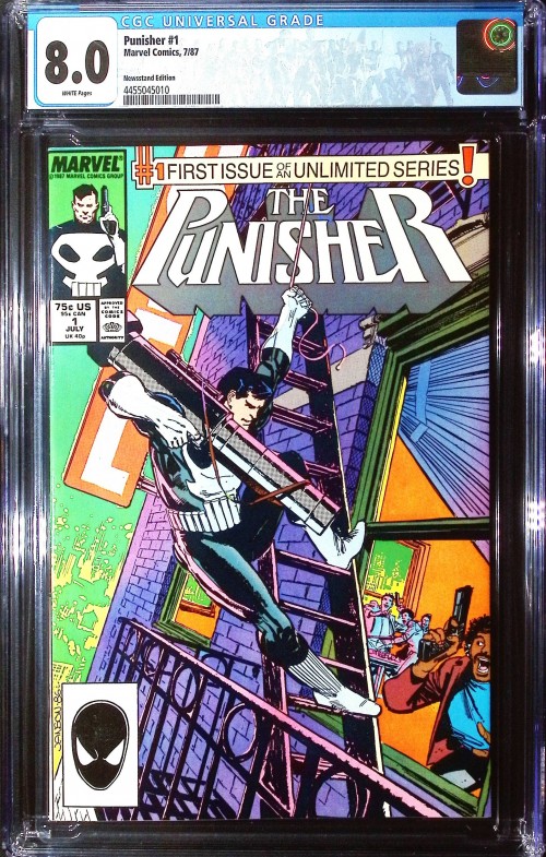 Punisher #1 (1987) Newsstand Variant CGC 8.0