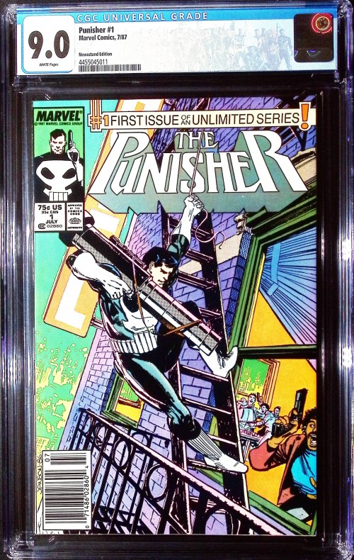 Punisher #1 (1987) Newsstand Variant CGC 9.0