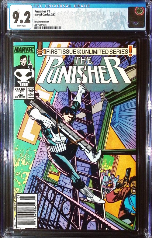 Punisher #1 (1987) Newsstand Variant CGC 9.2