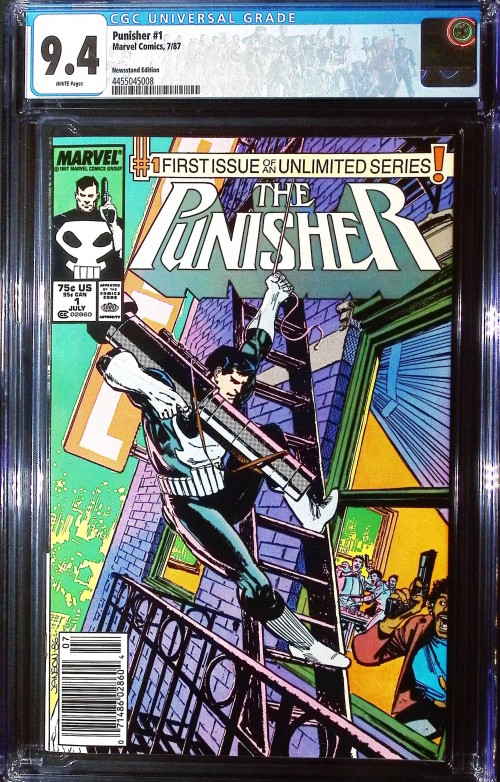 Punisher #1 (1987) Newsstand Variant CGC 9.4