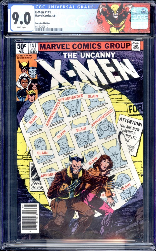 Uncanny X-Men #141 (1963) Newsstand CGC 9.0