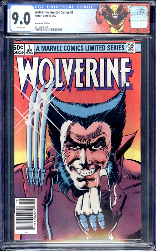 Wolverine #1 (1982) Newsstand CGC 9.0