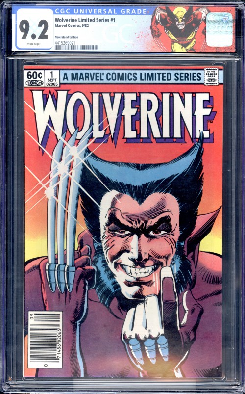 Wolverine #1 (1982) Newsstand CGC 9.2