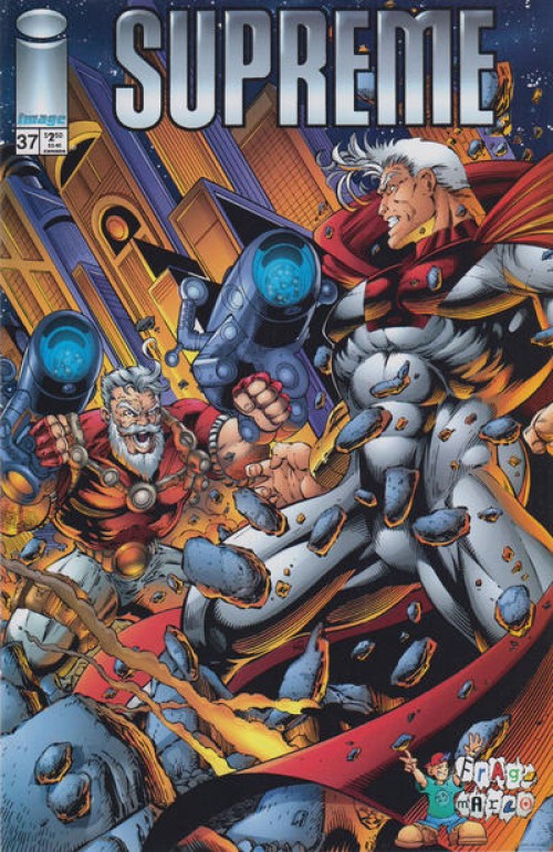 Supreme #37 (1992) variant cover