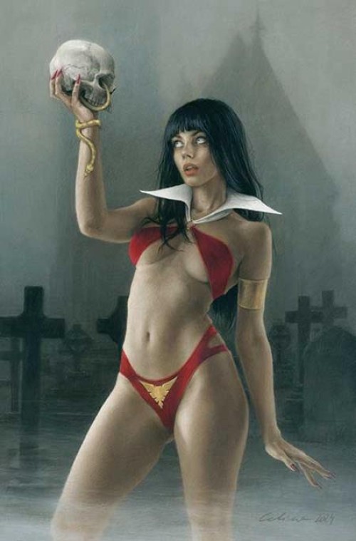 Vampirella #4 (2025) cover l celina virgin variant