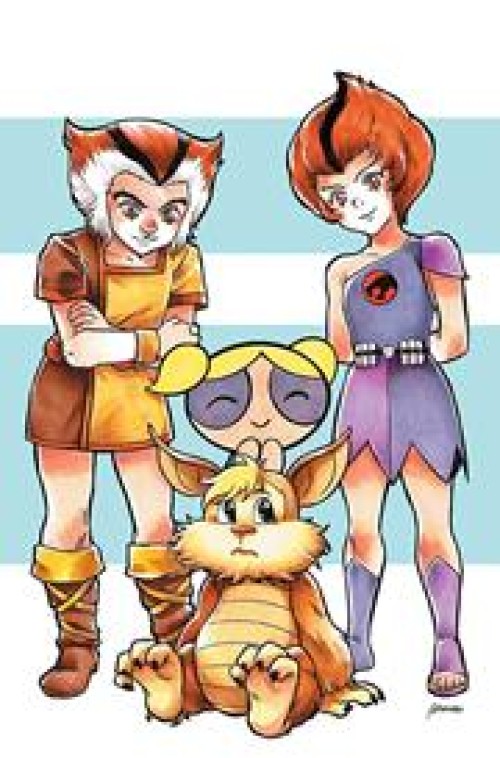 Thundercats Powerpuff Girls #2 (2025) cover h saowee virgin variant