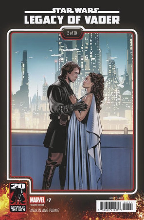 Star Wars Legacy Of Vader #7 (2025) sprouse revenge of the sith 20th anniversary variant
