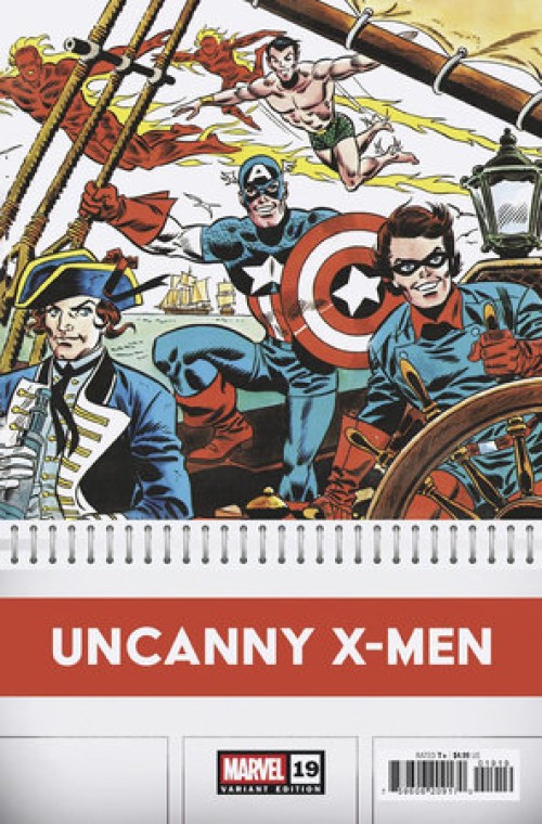 Uncanny X-Men #19 (2024) robbins bicentennial calendar hidden gem variant