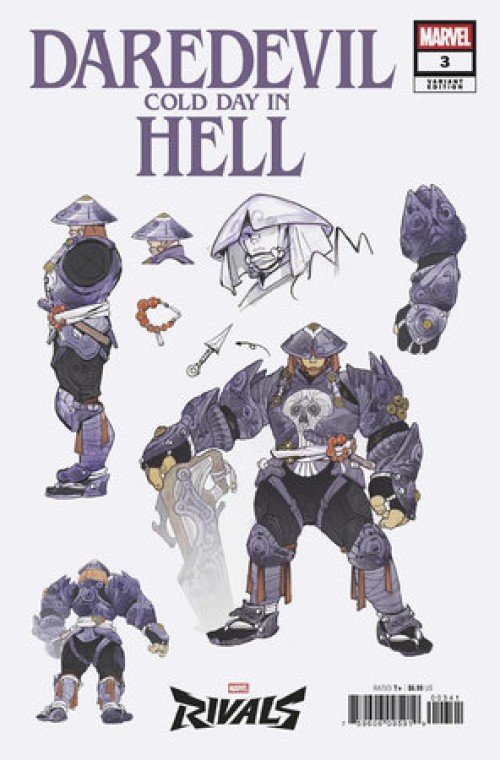 Daredevil Cold Day In Hell #3 (2025) momoko marvel rivals variant