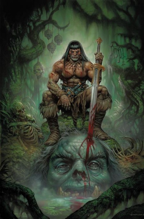 Conan The Barbarian #23 (2023) cover g staples gitd variant