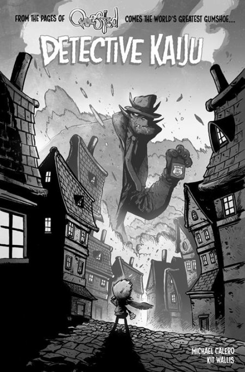 Detective Kaiju #2 (2025) cover d wallis noir edition variant