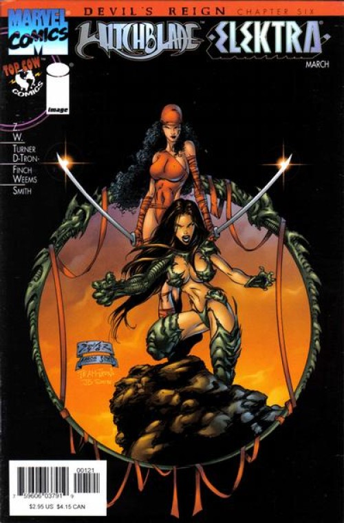 Witchblade Elektra #1 (1997) benitez cover
