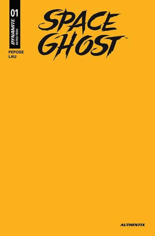 Space Ghost #1 (2025) cover x yellow blank variant