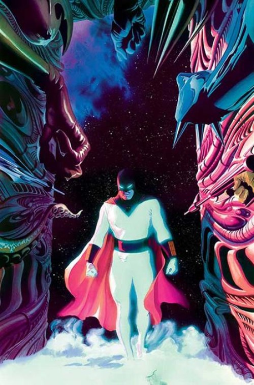 Space Ghost #1 (2025) cover y ross ultraviolet virgin variant