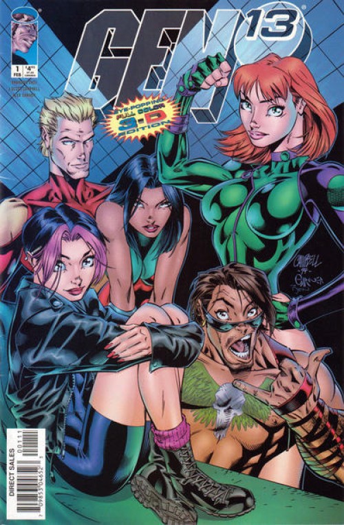 Gen 13 #1 (1998) cover b 3D edition
