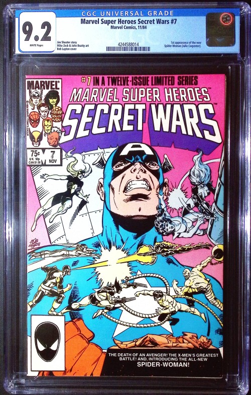 Secret Wars #7 (1984) CGC 9.2