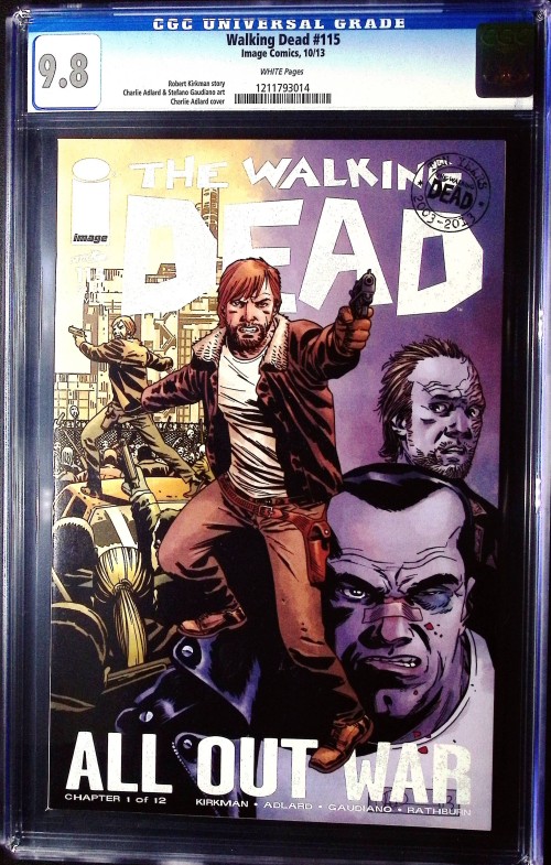 Walking Dead #115 (2003) cover a CGC 9.8