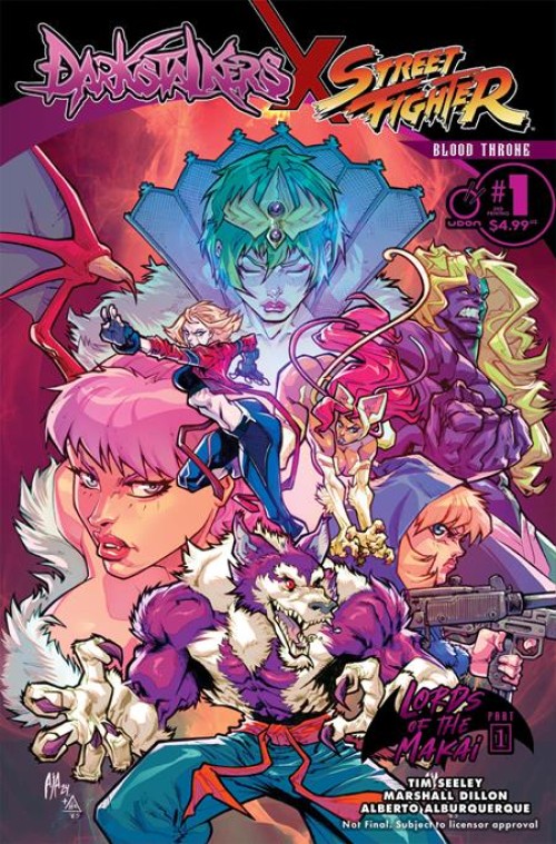 Darkstalkers X Street Fighter Blood Throne #1 (2025) second print