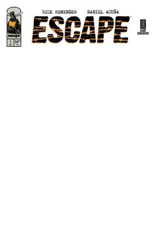 Escape #1 (2025) cover g blank sketch variant