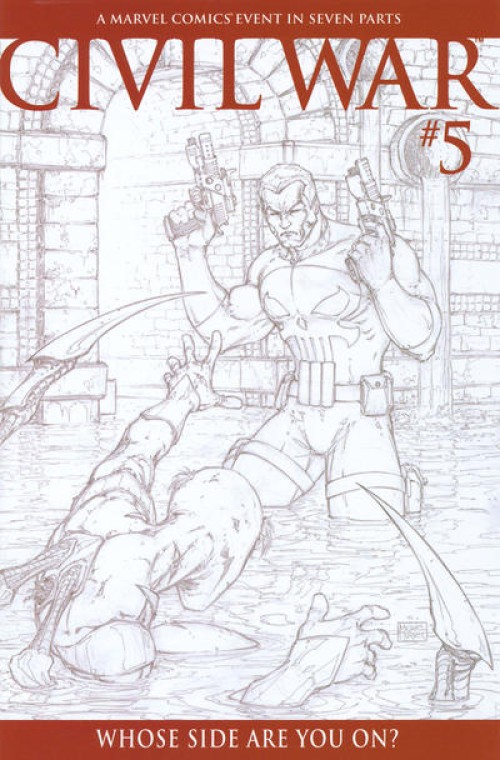Civil War #5 (2006) Turner Sketch variant