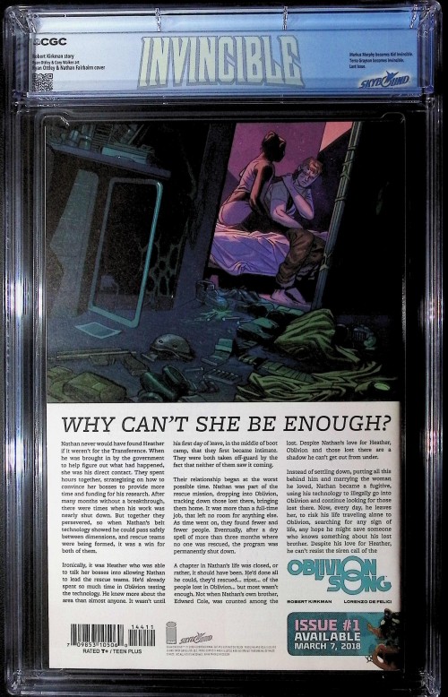 Invincible #144 (2003) cover a CGC 9.8