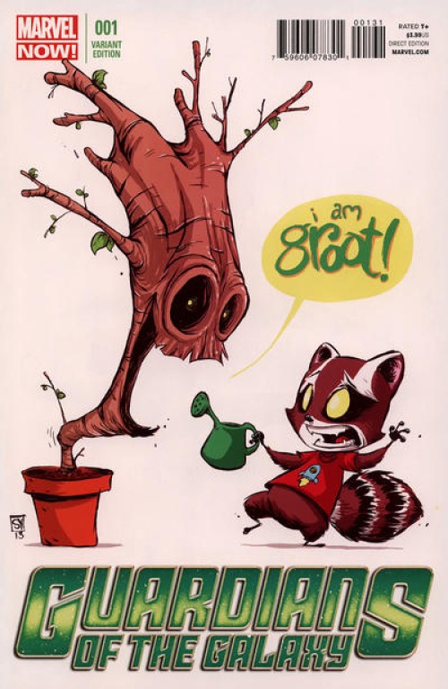 Guardians of the Galaxy #1 (2013) Skottie Young variant
