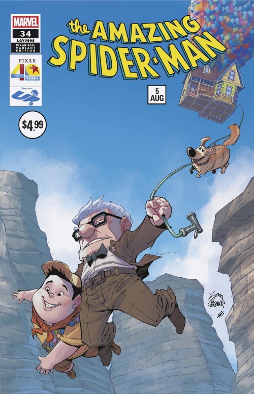 Amazing Spider-Man #34 (2025) stegman pixar 40th variant
