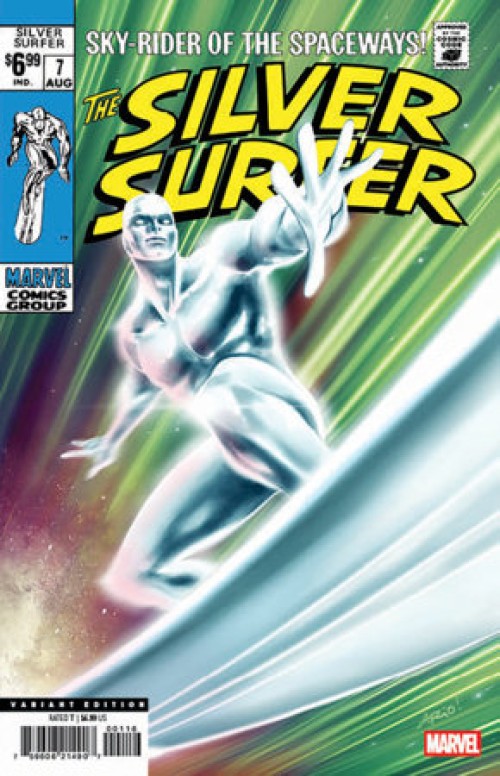 Silver Surfer #7 (1968) 2026 facsimile edition anindito variant