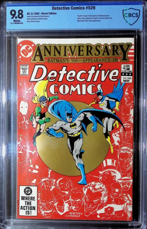 Detective Comics #526 (1937) CBCS 9.8