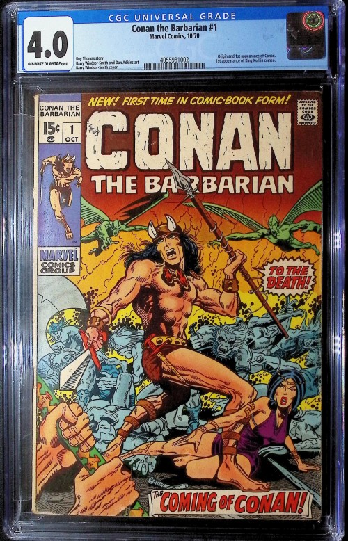 Conan the Barbarian #1 (1970) CGC 4.0